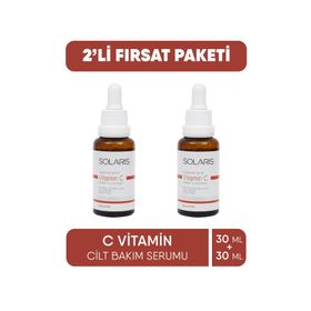 Solaris 2x30 ml Leke Karşıtı C Vitamini Cilt Serumu