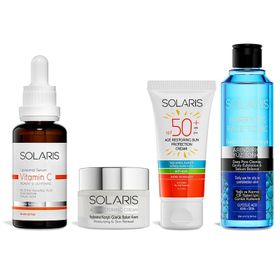 Solaris 30 ml Vitamin C Serum ve Yaşlanma Karşıtı Avantaj Paketi