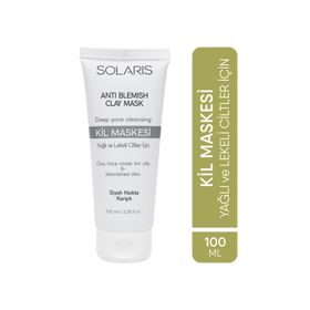 Solaris Yağlı Ve Lekeli Ciltler İçin 100 ml Kil Maskesi