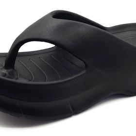 Solaud Flip-Flop Yumuşak Siyah Kadın Terlik