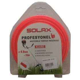 Solax 4 mm 25 m Köşeli Tırpan Misinası