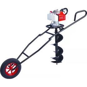 Solax AG52D 20 cm 1.9 HP Arabalı Toprak Burgu Makinesi
