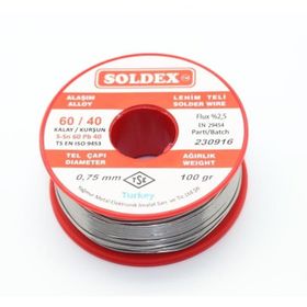 Soldex 0.75 mm 100 gr Lehim Teli