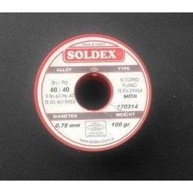 Soldex 0.75 mm 100 gr Lehim Teli