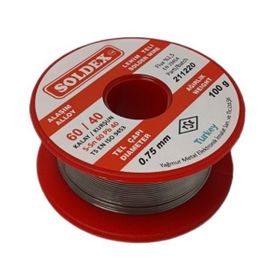 Soldex 100 gr 0.75 mm 60/40 Lehim Teli