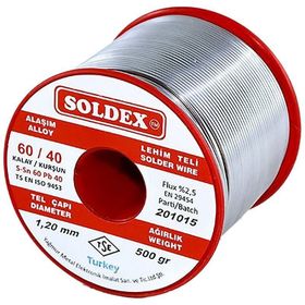 Soldex 1,20 mm 500 gr Sn60 Pb40 Lehim Teli
