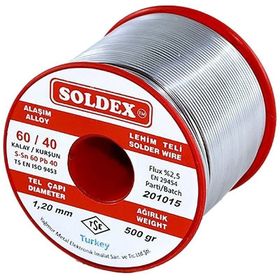 Soldex 1,20 mm 500 gr Sn60 Pb40 Lehim Teli