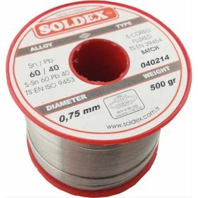 Soldex 60-40 500 gr 0.75 mm Lehim Teli