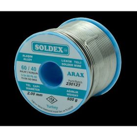 Soldex Arax SN60-PB40 500 gr 2 mm Lehim Teli