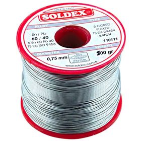 Soldex SN60-PB40 0.75 mm 500 gr Lehim Teli