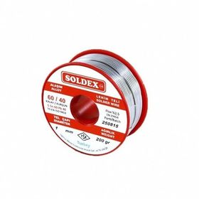 Soldex SN60-PB40 200 gr 1.00 mm Lehim Teli