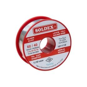 Soldex SN60-PB40 200 gr 1.00 mm Lehim Teli