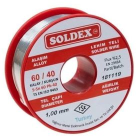 Soldex SN60-PB40 200 gr 1.00 mm Lehim Teli