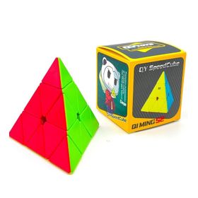 Sole Q1 Ming S2 3x3 Pyraminx Profesyonel Üçgen Rubik Zeka Küpü