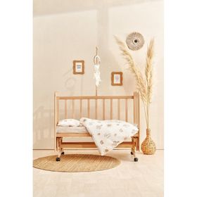 Soley Boho 100x150 cm Bej Bebek Nevresim Takımı