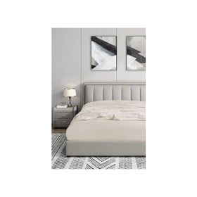 Soley Jersey Ekru %100 Pamuk Çift Kişilik 180x200 cm Lastikli Çarşaf
