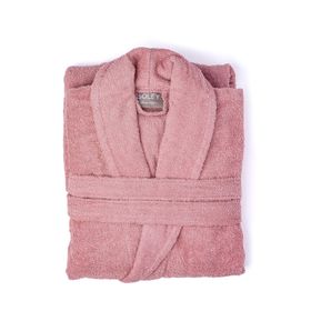 Soley Minerva Gül Kurusu Ekstra Yumuşak %100 Pamuk Unisex Bornoz
