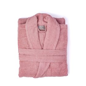 Soley Minerva Gül Kurusu Ekstra Yumuşak %100 Pamuk Unisex Bornoz