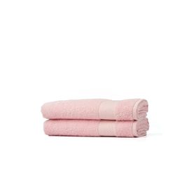 Soley Minerva Pembe %100 Pamuk 2'li El-Yüz Havlusu Seti