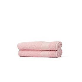Soley Minerva Pembe %100 Pamuk 2'li El-Yüz Havlusu Seti
