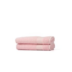 Soley Minerva Pembe %100 Pamuk 2'li El-Yüz Havlusu Seti