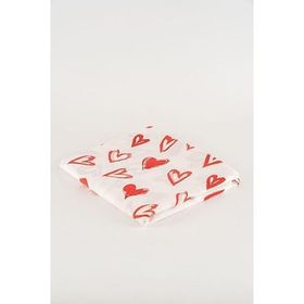 Soley Mix & Match Lover Kırmızı %100 Pamuk Tek Kişilik Düz Çarşaf