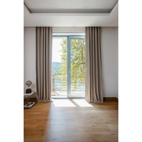 Soley Olea 140x270 cm 2 Adet Gri Fon Perde