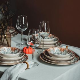 Soley Sirus 24 Parça 6 Kişilik Kahve Yemek Takımı