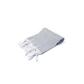 Soley Stripe Gri %100 Doğal Pamuklu Peştamal