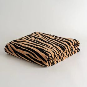 Soley Tiger %100 Pamuk Kadife Banyo Havlusu