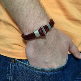 Solfera BT180 Bordo Erkek Bileklik