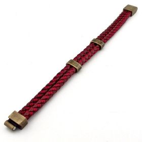 Solfera BT272 Bordo Erkek Bileklik