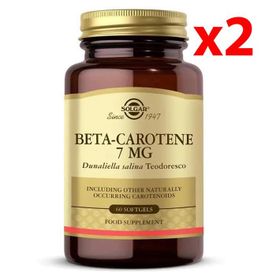 Solgar Beta Carotene 7 mg 2x60 Kapsül