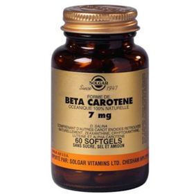 Solgar Beta Carotene 7 mg 60 Kapsül