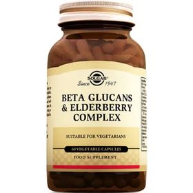 Solgar Beta Glucans Elderberry 60 Kapsül
