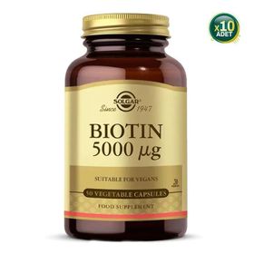Solgar Biotin 5000 mcg 50 Kapsül