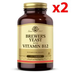 Solgar Brewer's Yeast with Vitamin B12 250 Tablet