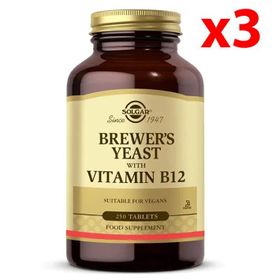 Solgar Brewer's Yeast with Vitamin B12 250 Tablet