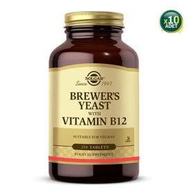Solgar Brewer's Yeast with Vitamin B12 250 Tablet