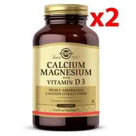 Solgar Calcium Magnesium with Vitamin D3 150 Tablet