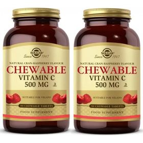 Solgar Chewable Vitamin C 500 mcg 2x90 Çiğnenebilir Tablet