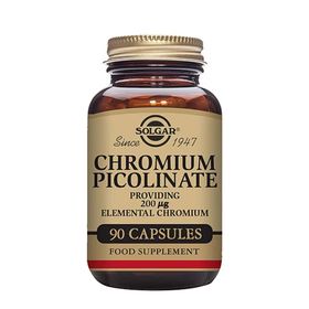 Solgar Chromium Picolinate 200 mcg İçeren 90 Kapsül