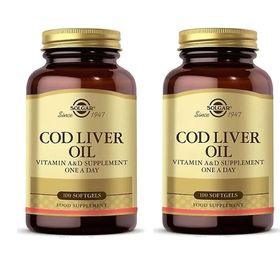 Solgar Cod Liver Oil 2x100 Kapsül