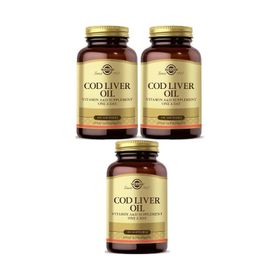 Solgar Cod Liver Oil 3x100 Kapsül
