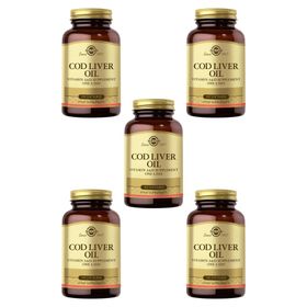 Solgar Cod Liver Oil 5x100 Kapsül