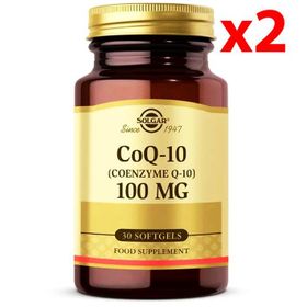 Solgar Coenzyme Q-10 100 mg 2x30 Kapsül