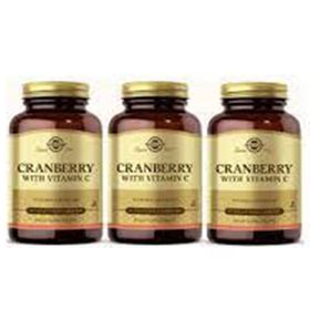 Solgar Cranberry Extract Vitamin C 3x60 Kapsül