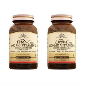 Solgar Ester C Plus 1000 mg 2x60 Tablet