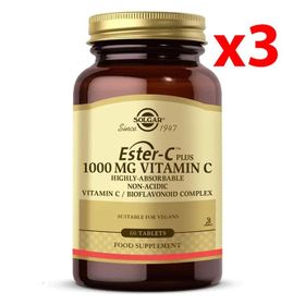 Solgar Ester-C Plus 1000 mg 3x60 Kapsül