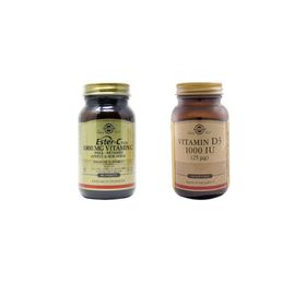 Solgar Ester-C Plus 1000 mg 60 Tablet + Vitamin D3 1000 IU 100 Tablet